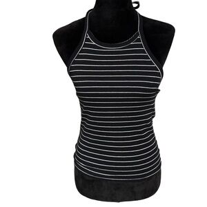American Eagle Outfitters Striped Halter Camisole